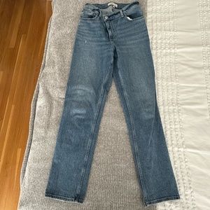 Abercrombie '90s Straight Ultra High Rise Curve Love Jeans